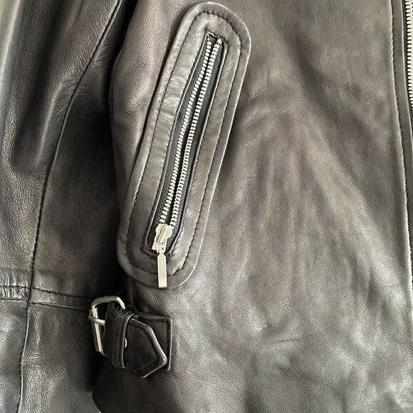 Box & Christensen Women’s Black Motorcycle Jacket - Picture 2 of 6